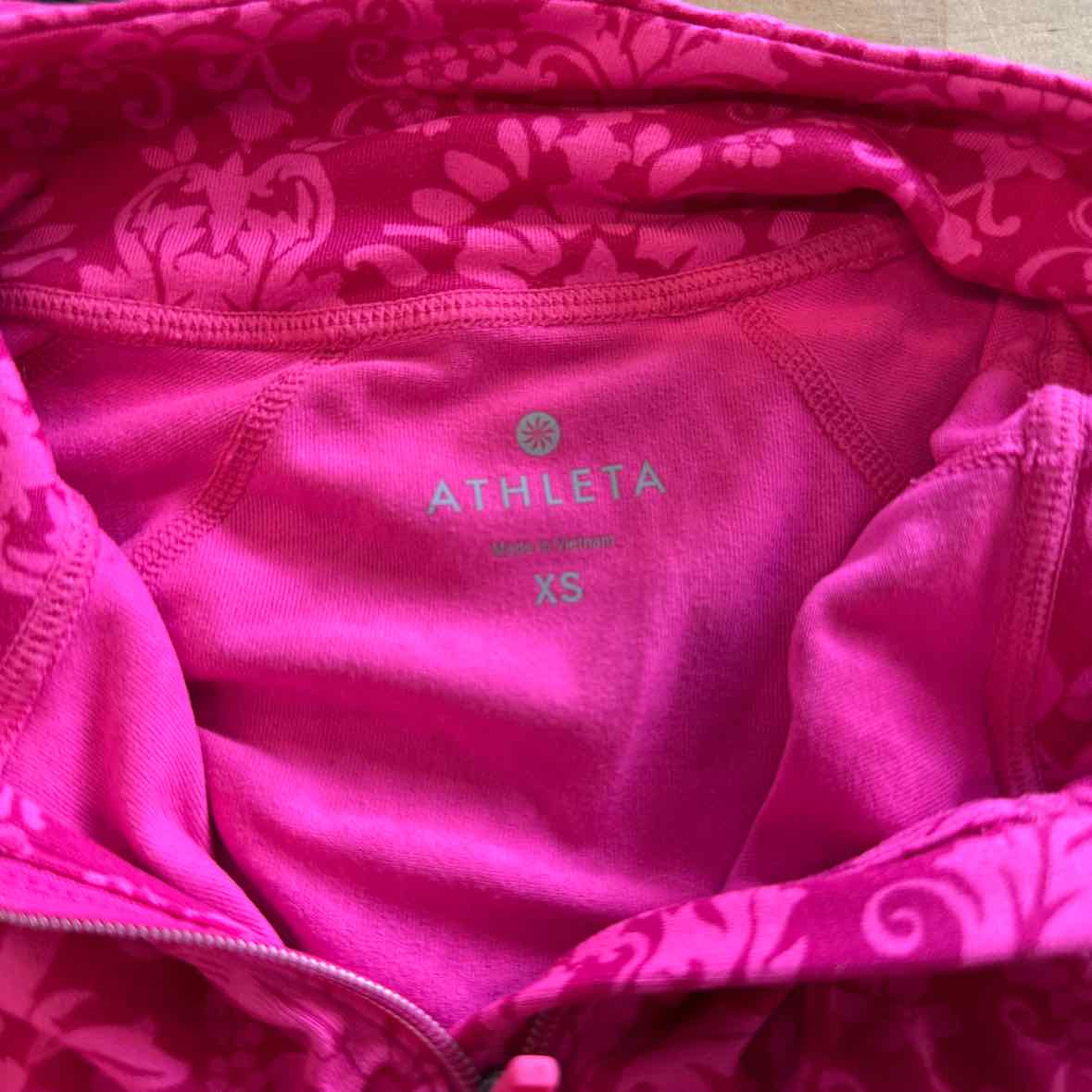 Athleta Size XS Hot Pink Athletic Jacket