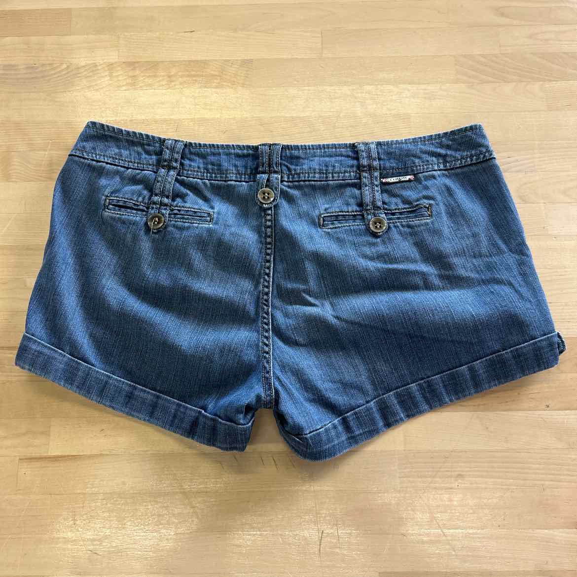 Fragile Women Size 13 Blue Denim Preloved Shorts
