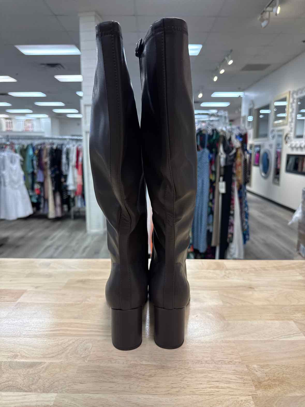 Aerosoles Size 8.5 W Brown Micah High Heel Riding Boots NWT