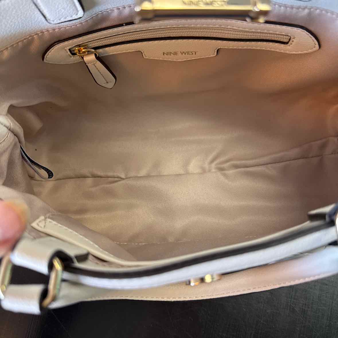 Nine West Mylah Medium Satchel - Milk