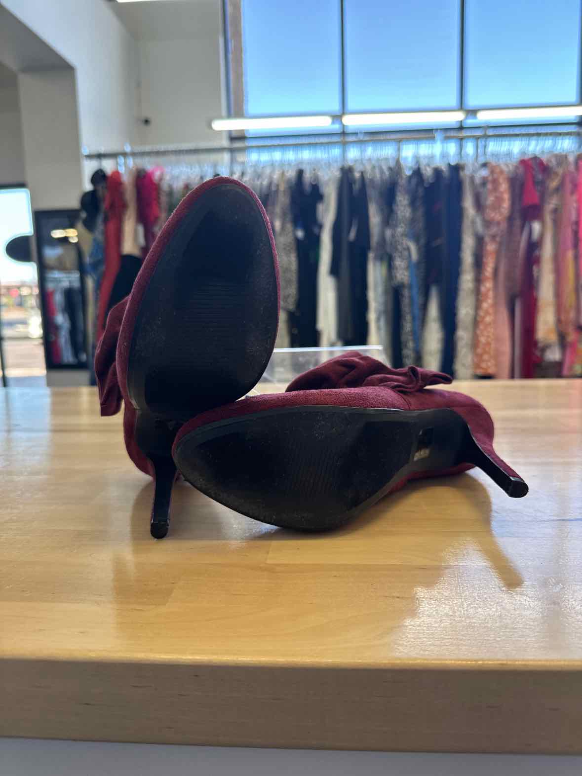 call it spring Shoe Size 6 Burgundy Heels