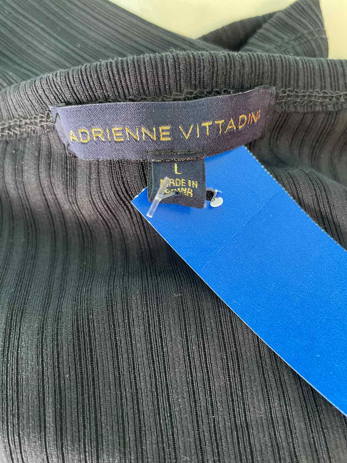 Adrienne Vittadini Size L Black Sleeveless