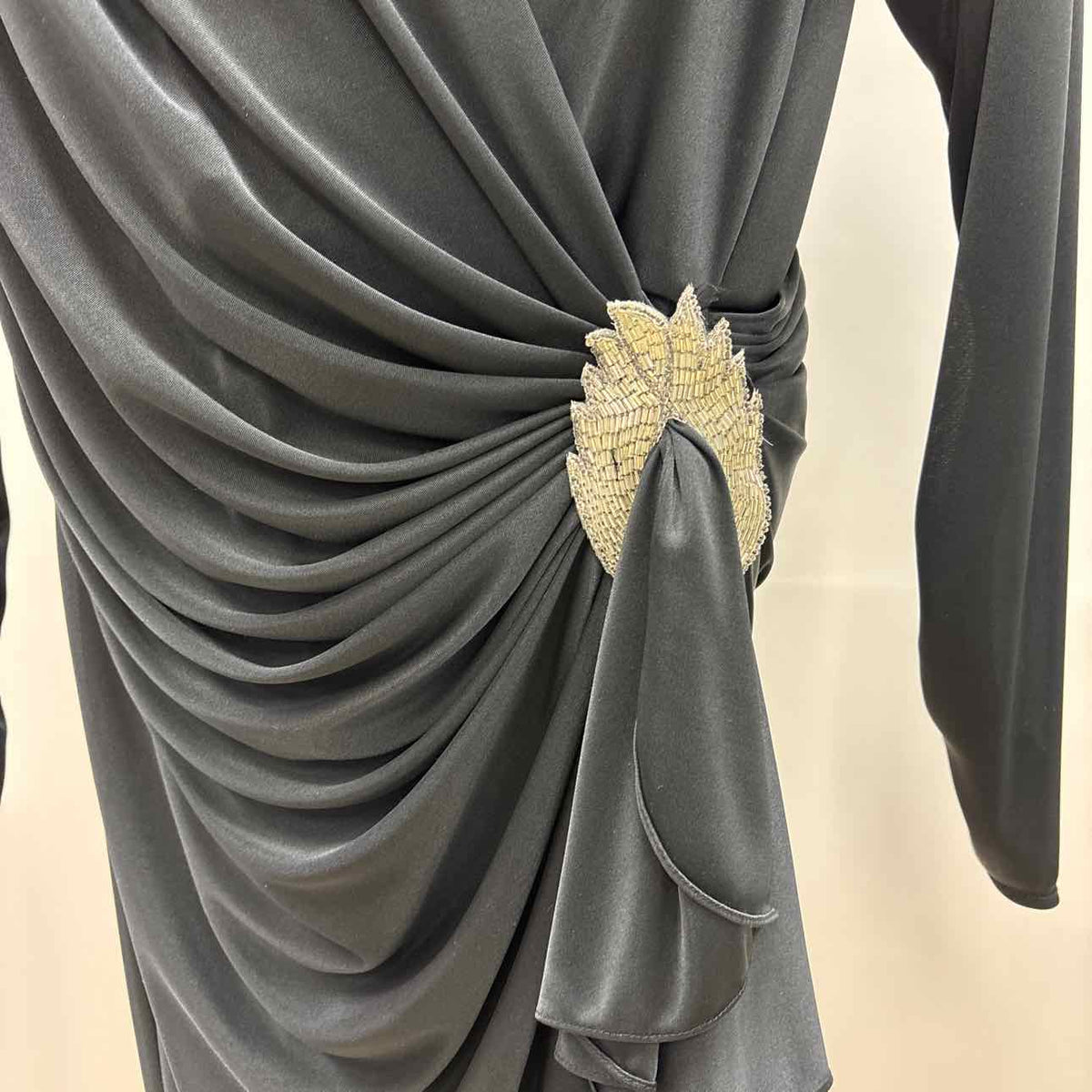 Abby Kent Size 12 Black Polyester Preloved Dress
