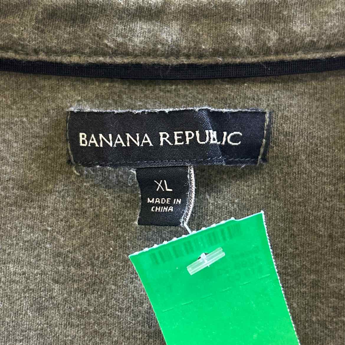 Banana Republic Size XL Green Preloved MENS Polo