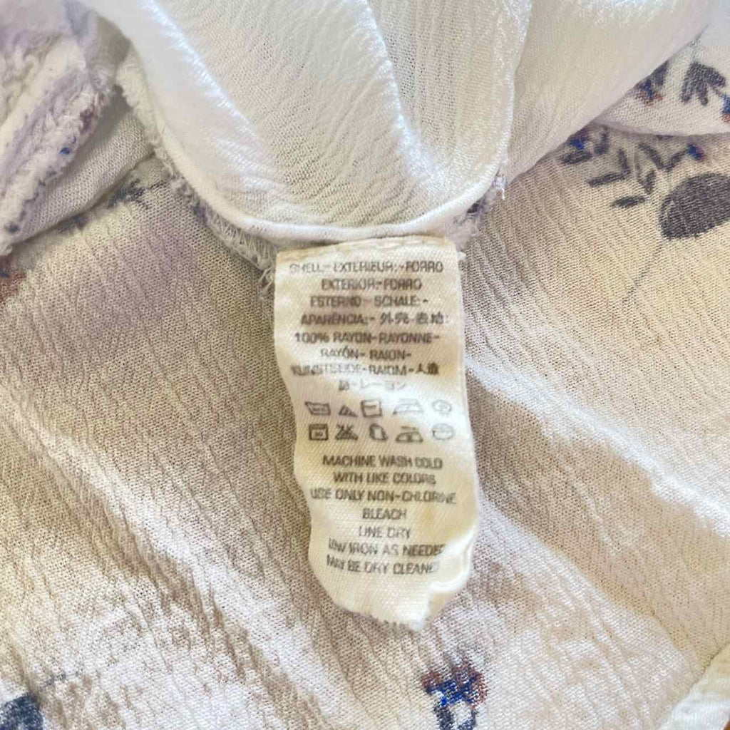 Free People Size L White Preloved Sleeveless