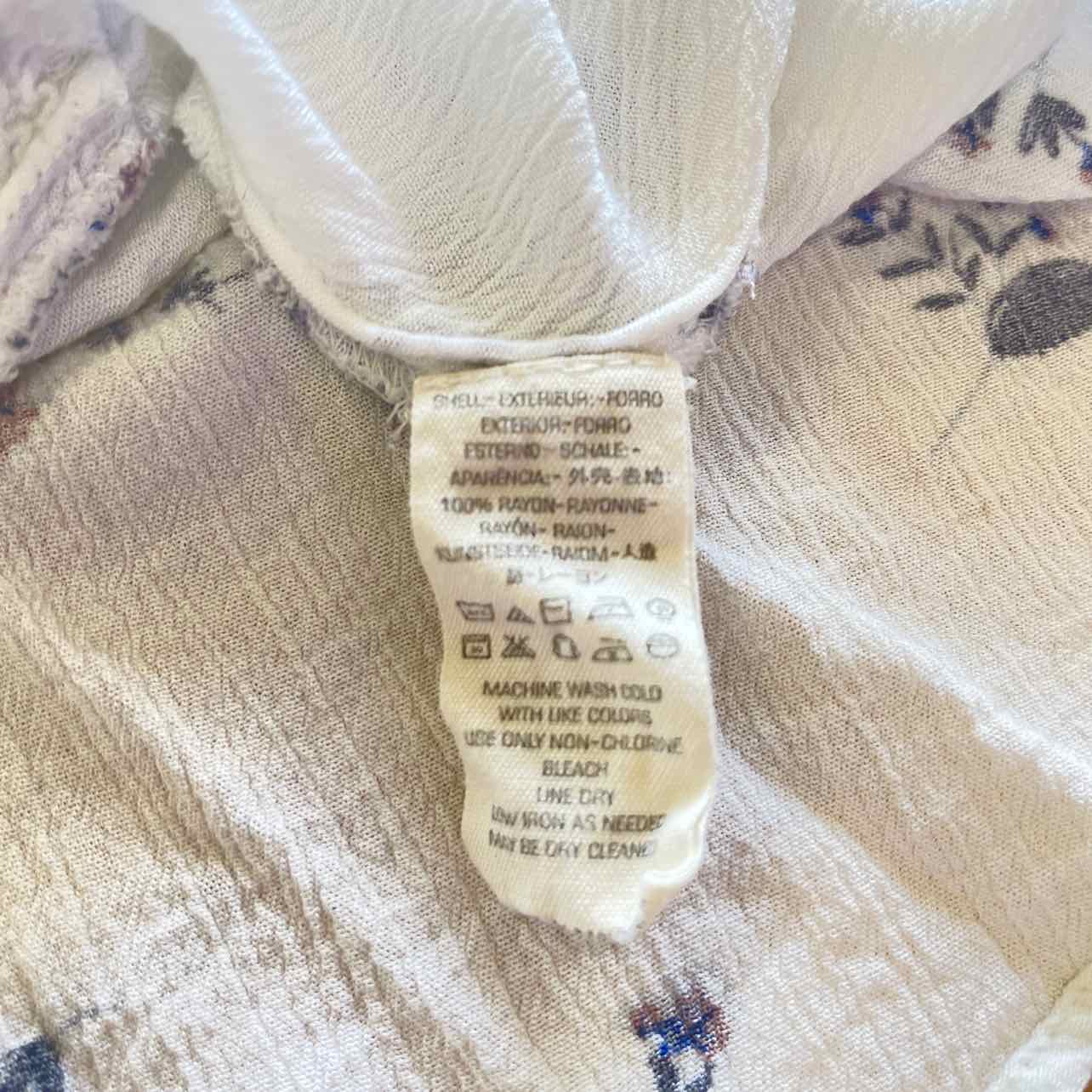 Free People Size L White Preloved Sleeveless