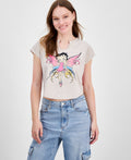 Fleischer Studios Size XL Betty Boop Embellished Raglan Baby Tee