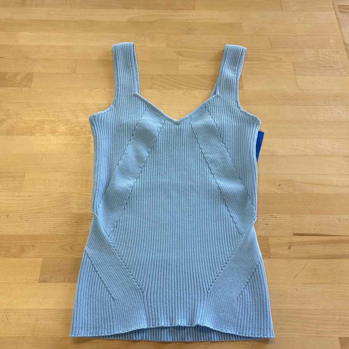 Halogen Size XS Blue Knit Preloved Tank