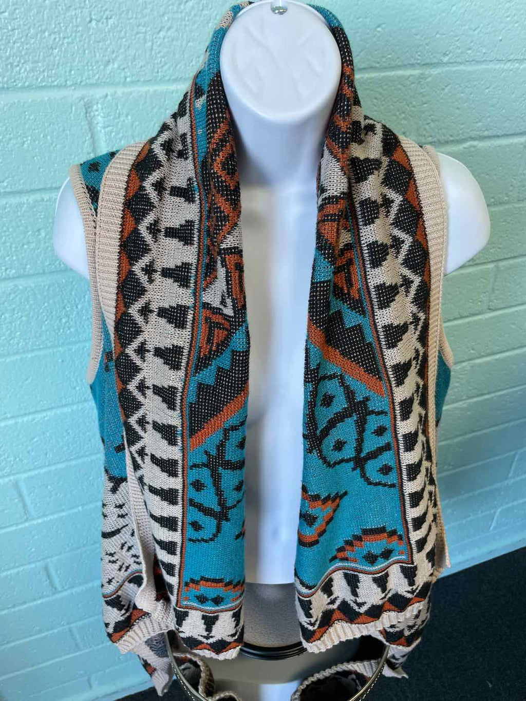 Flying Tomato Size S/M Aqua/Brown Duster