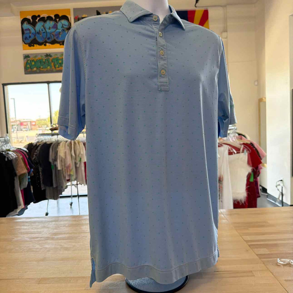FootJoy Size M Blue Preloved MENS Polo