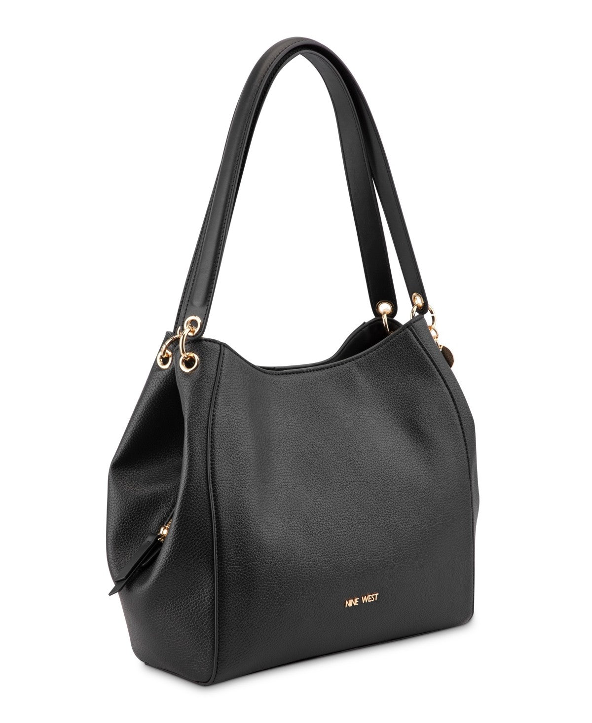 Nine West Meara Large Carryall Bag - Dark Black