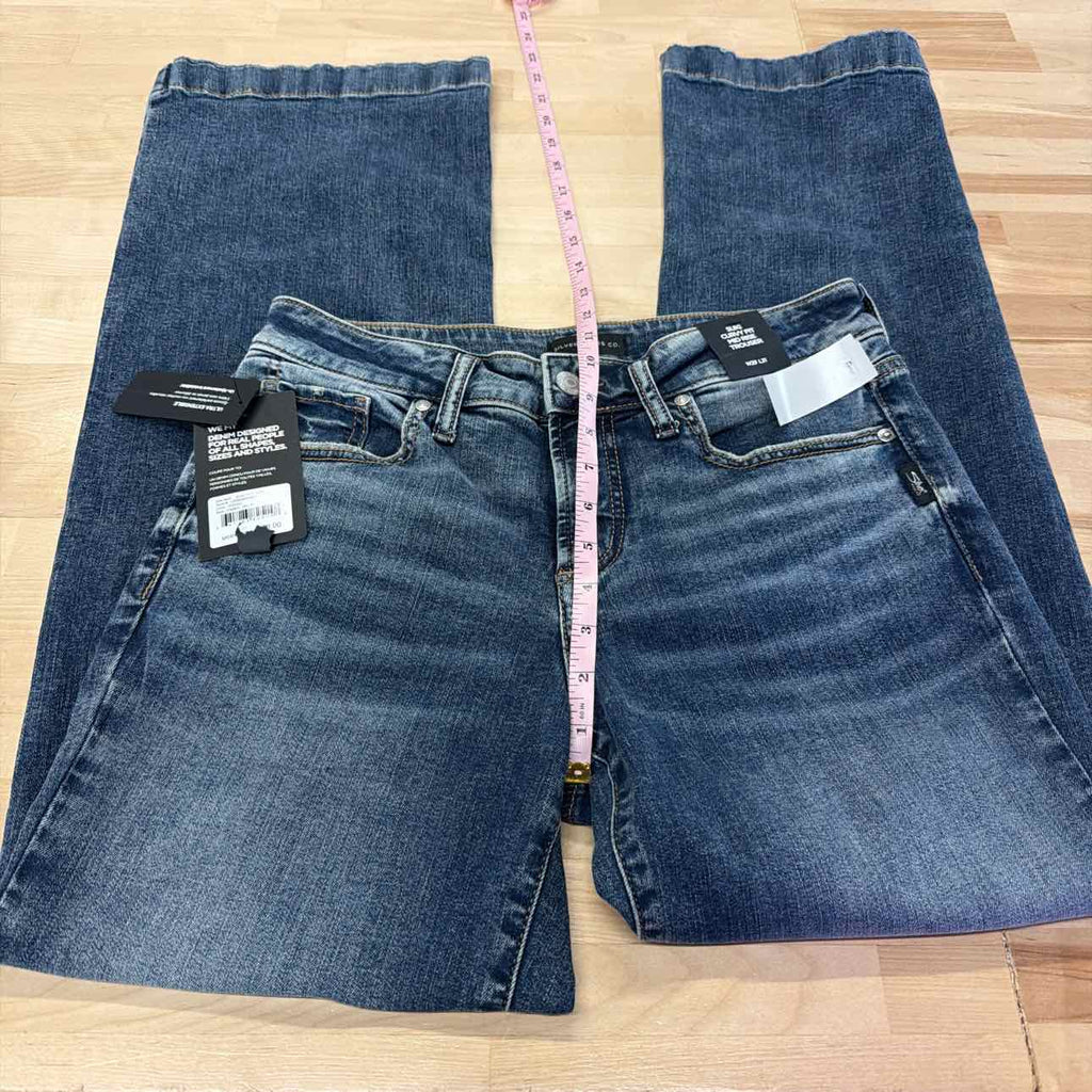 Women's Suki Mid Rise Trouser Leg Jeans