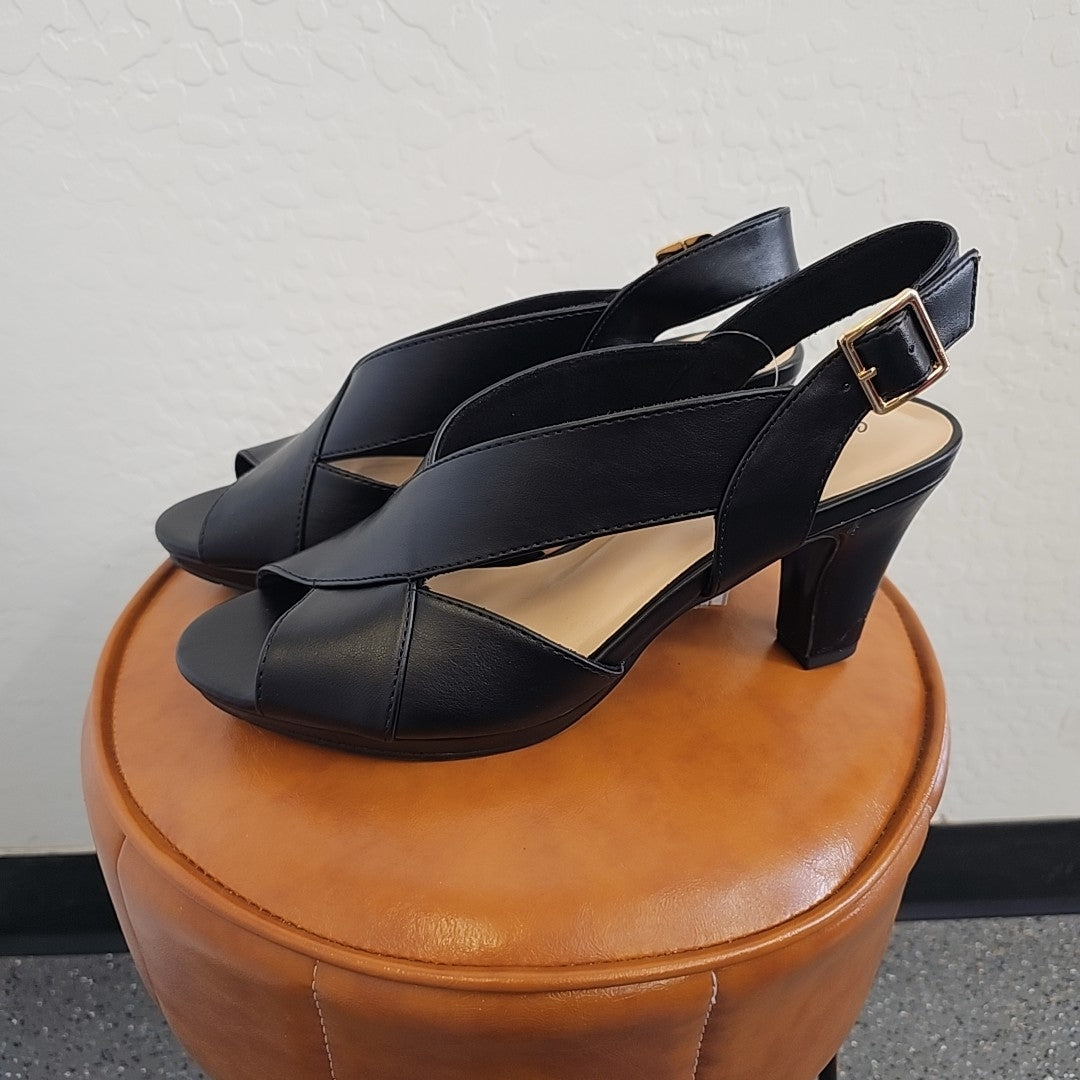 Easy Street Shoe Size 9 Black Heels