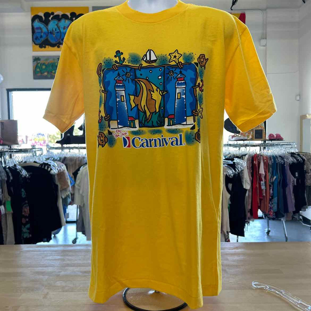 AssortedBrands Size XL Yellow Preloved MENS T-shirt