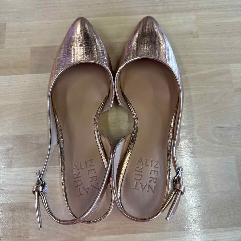 Naturalizer Size 5 Copper Preloved Slingbacks