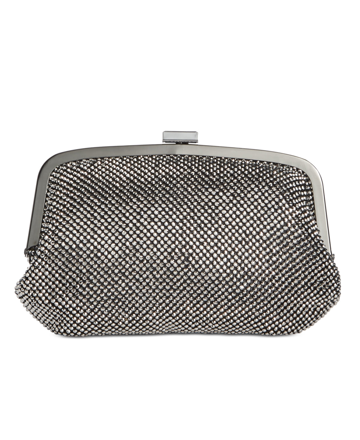 INC Patsy Diamond Mesh Frame Clutch