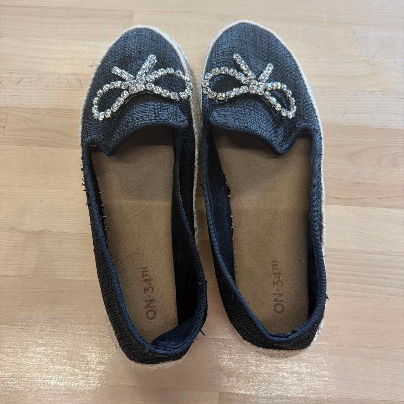 On 34th Women's Jaylaa Espadrille Flats, Exclusively at Macy's - Black