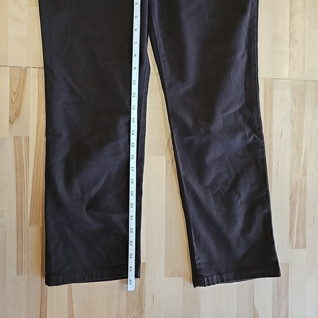 Gloria Vanderbilt Petite Amanda Straight-Leg Jean Coffee Roast