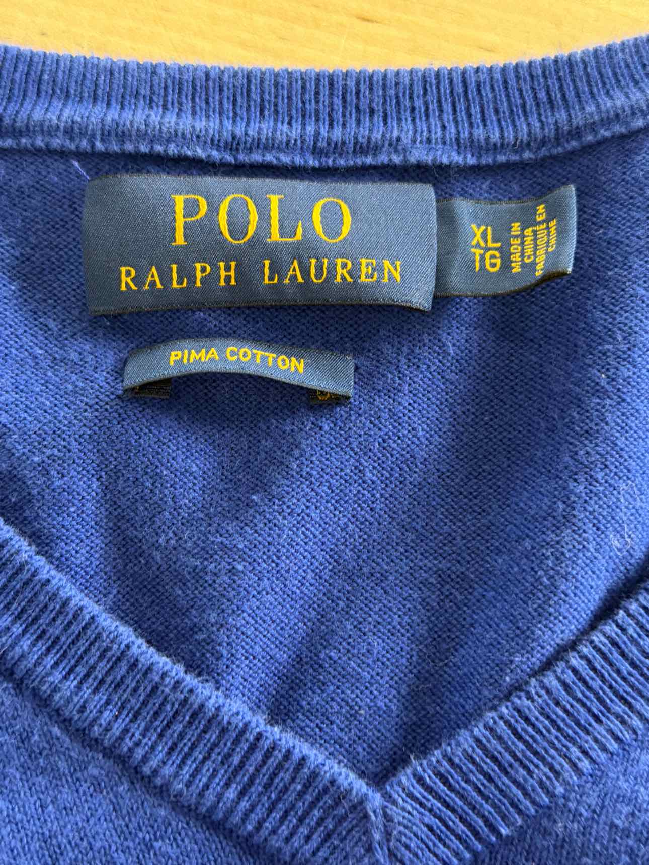 Ralph Lauren Size XL Blue MENS Sweatshirt