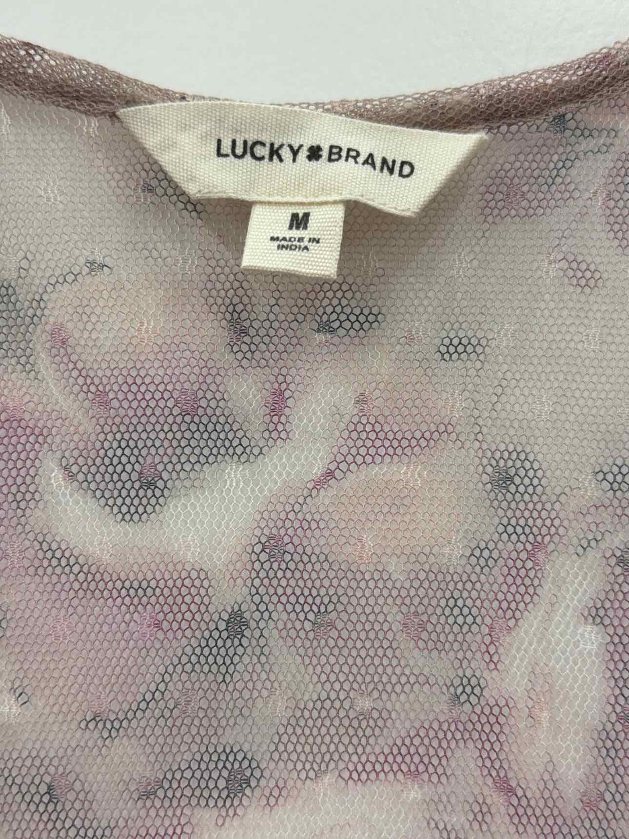 Lucky Brand Size M Pink Dress