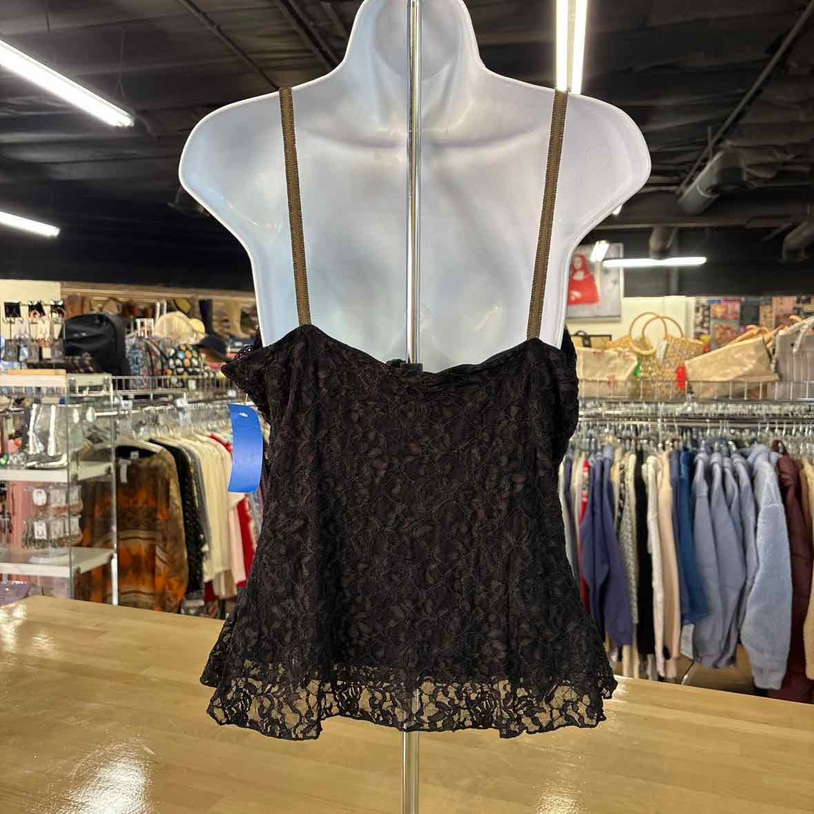 Kimchi Blue Size L Black Lace Preloved Tank