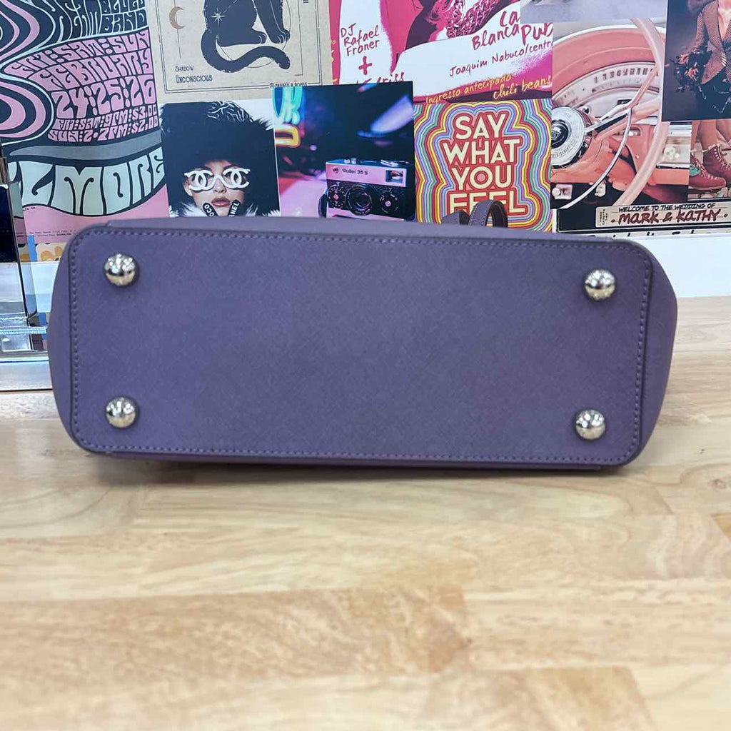 Michael Kors Purple Leather Totes