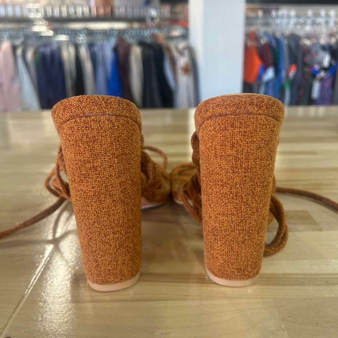 Misslola Size 9 Brown Preloved Heels
