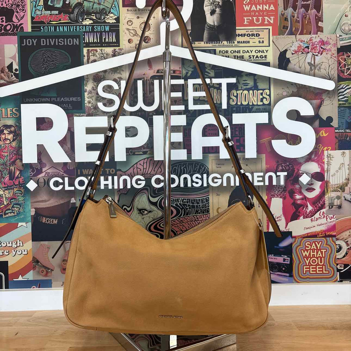Michael Kors Peanut Butter Leather New Handbag
