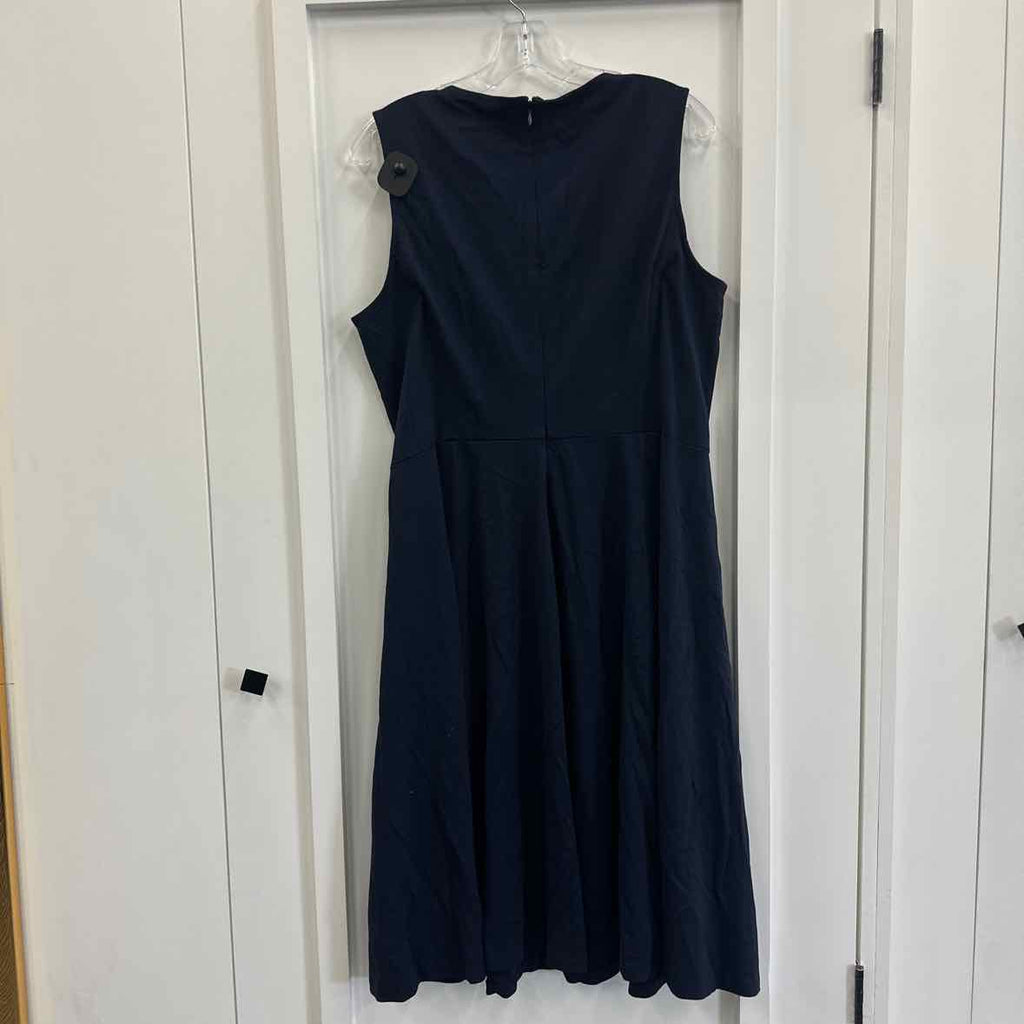 Ralph Lauren Size 14 Navy Dress
