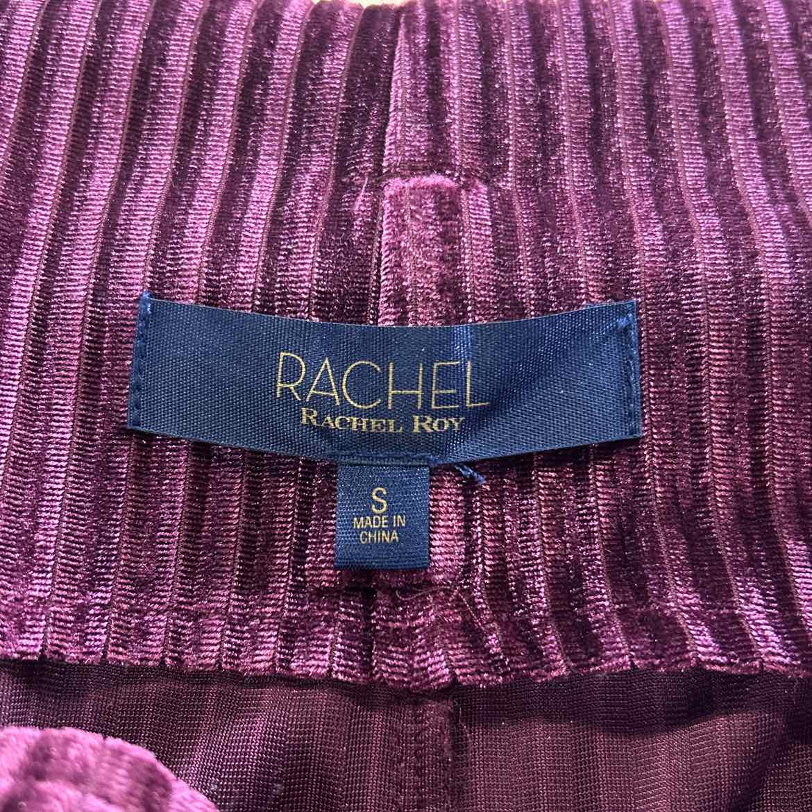 Rachel Size S Wine Velvet Corduroy Preloved Pants