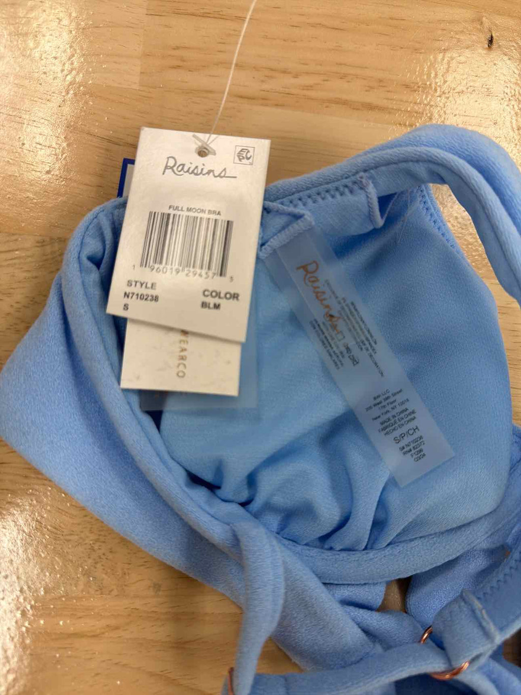 Raisins Juniors' Tie-Back Bikini Top - Blue