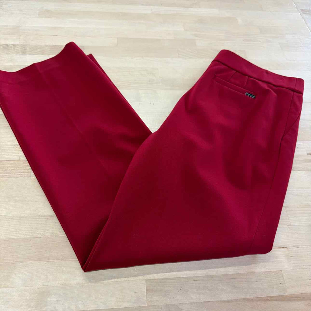Anne Klein Size L Red New Pants