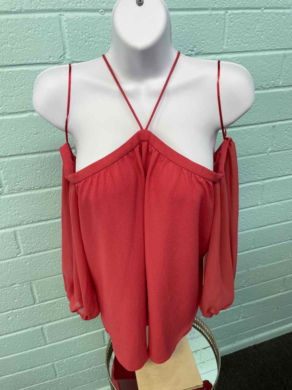 1.State Size XS Salmon Blouse