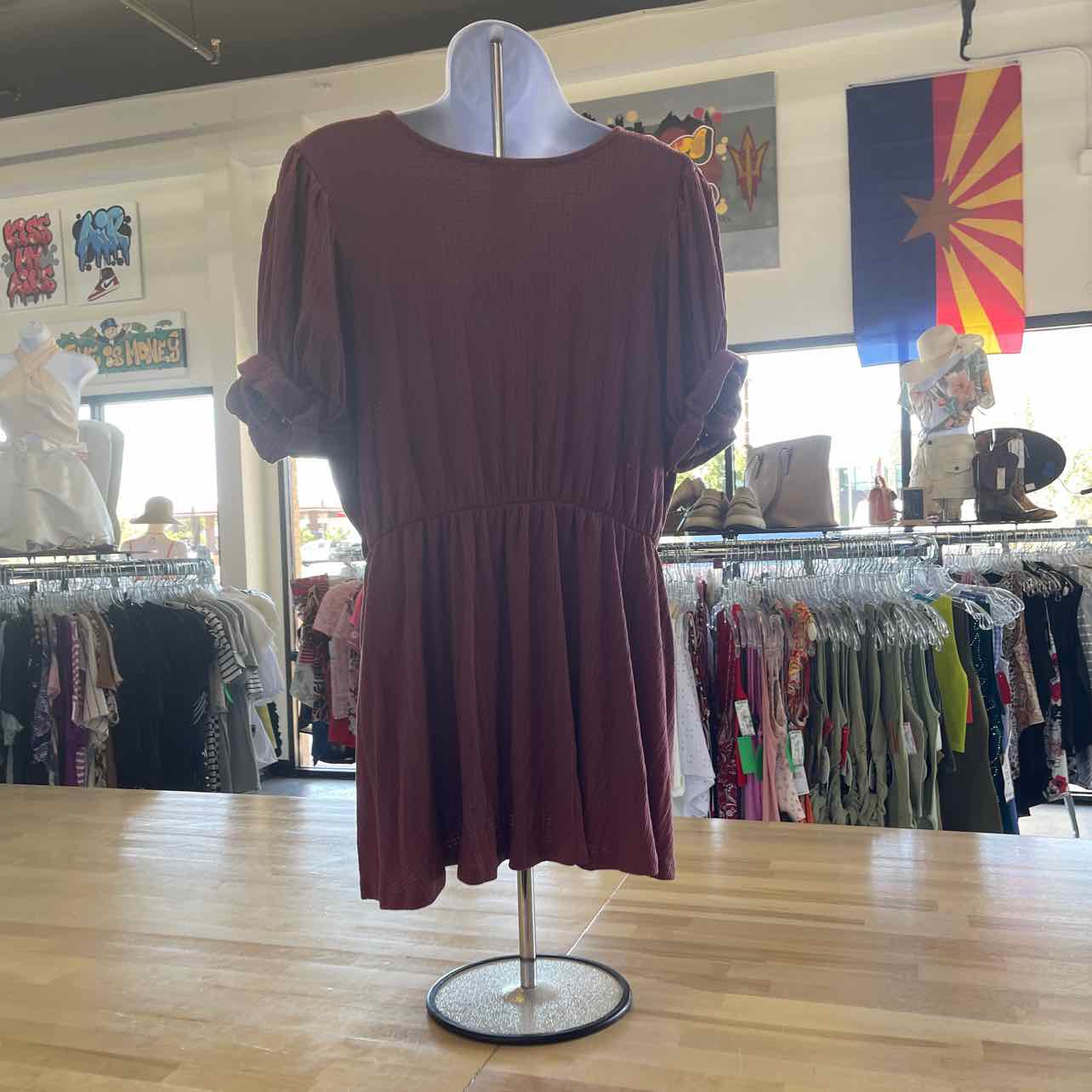 Torrid Size 1X Red New Blouse LS