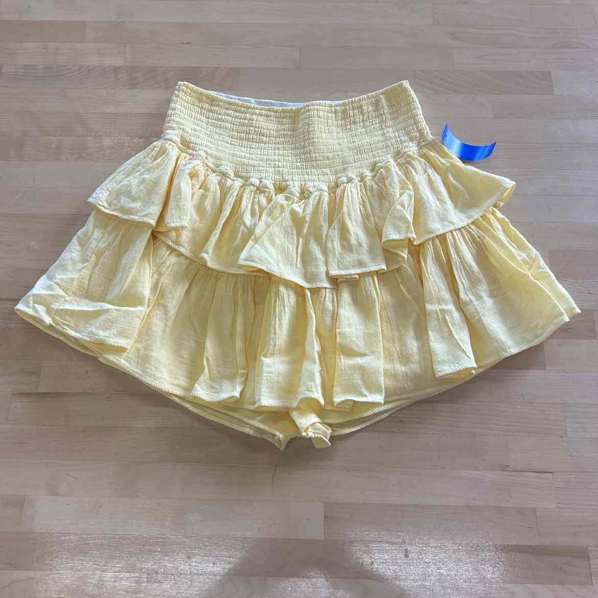 Blanco Women Size XXL Yellow Cotton Preloved Skorts