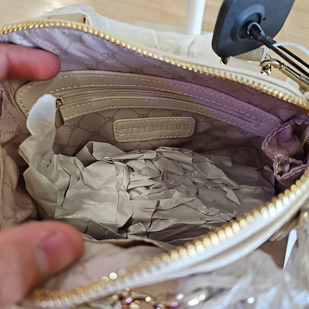 Steve Madden HOPE Top Handle Crossbody with Hangoff Charm