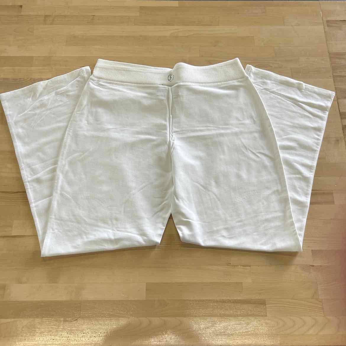 Christine Alexander Size L White Sweatpants