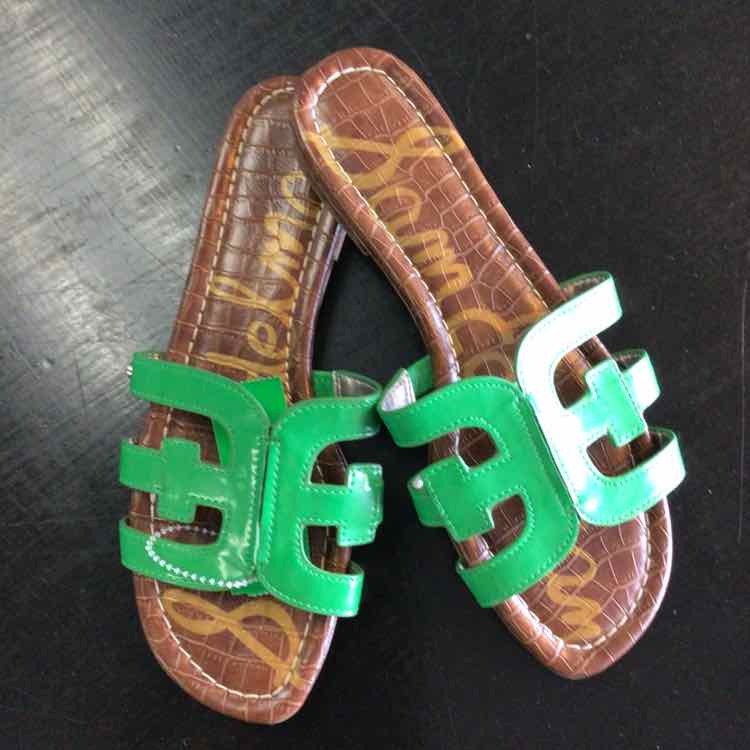 Sam Edelman Size 8 Green Sandals