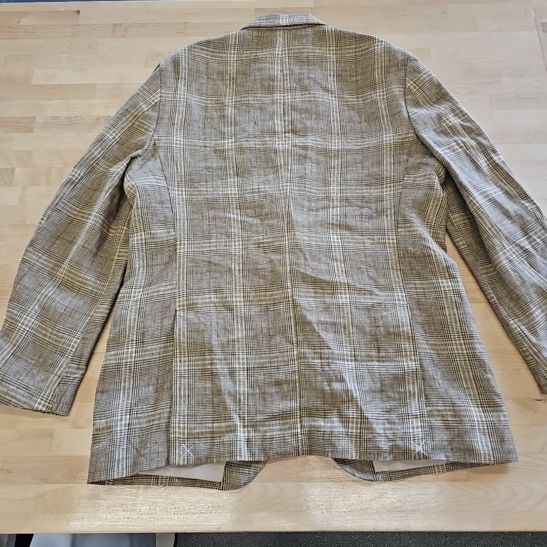 Club Room Size L Tan Blazer