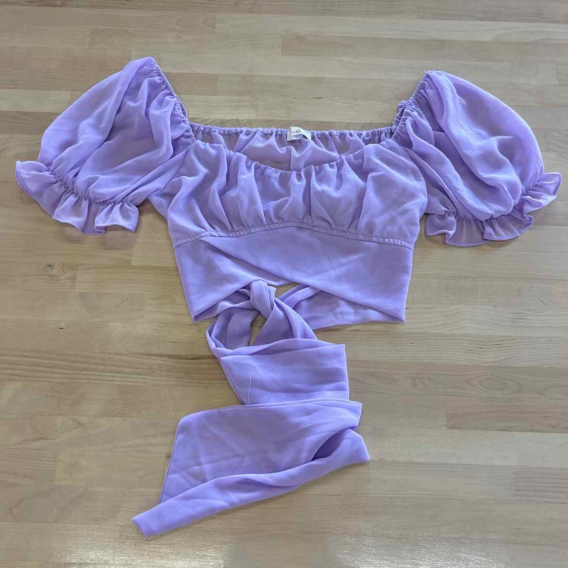 Blush Size L Purple Blouse