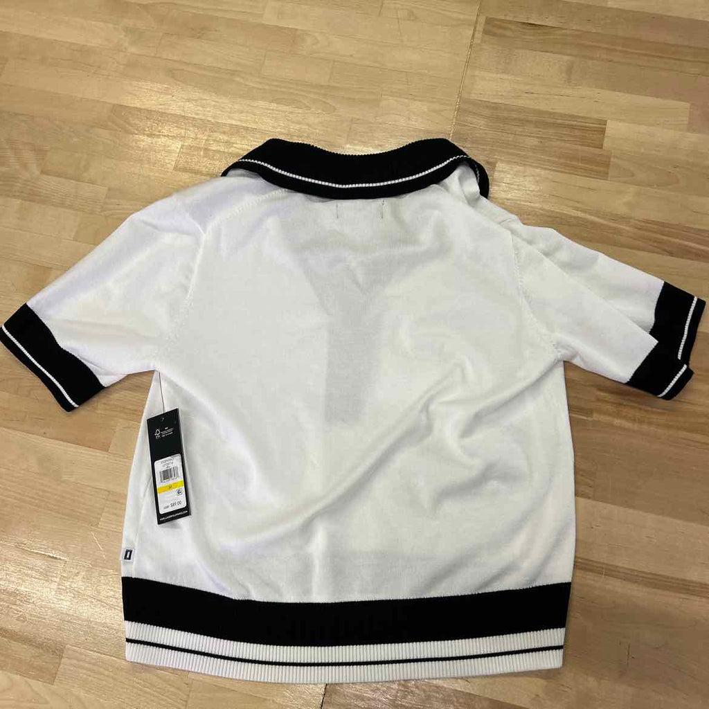 Karl Lagerfeld Paris Women's Johnny Collar Sweater Top