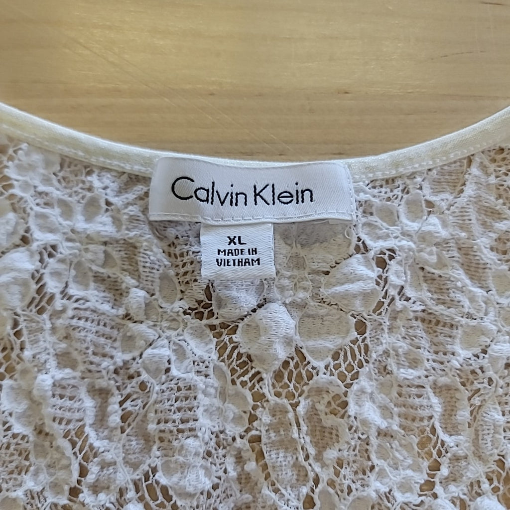 Calvin Klein Size XL White Tank