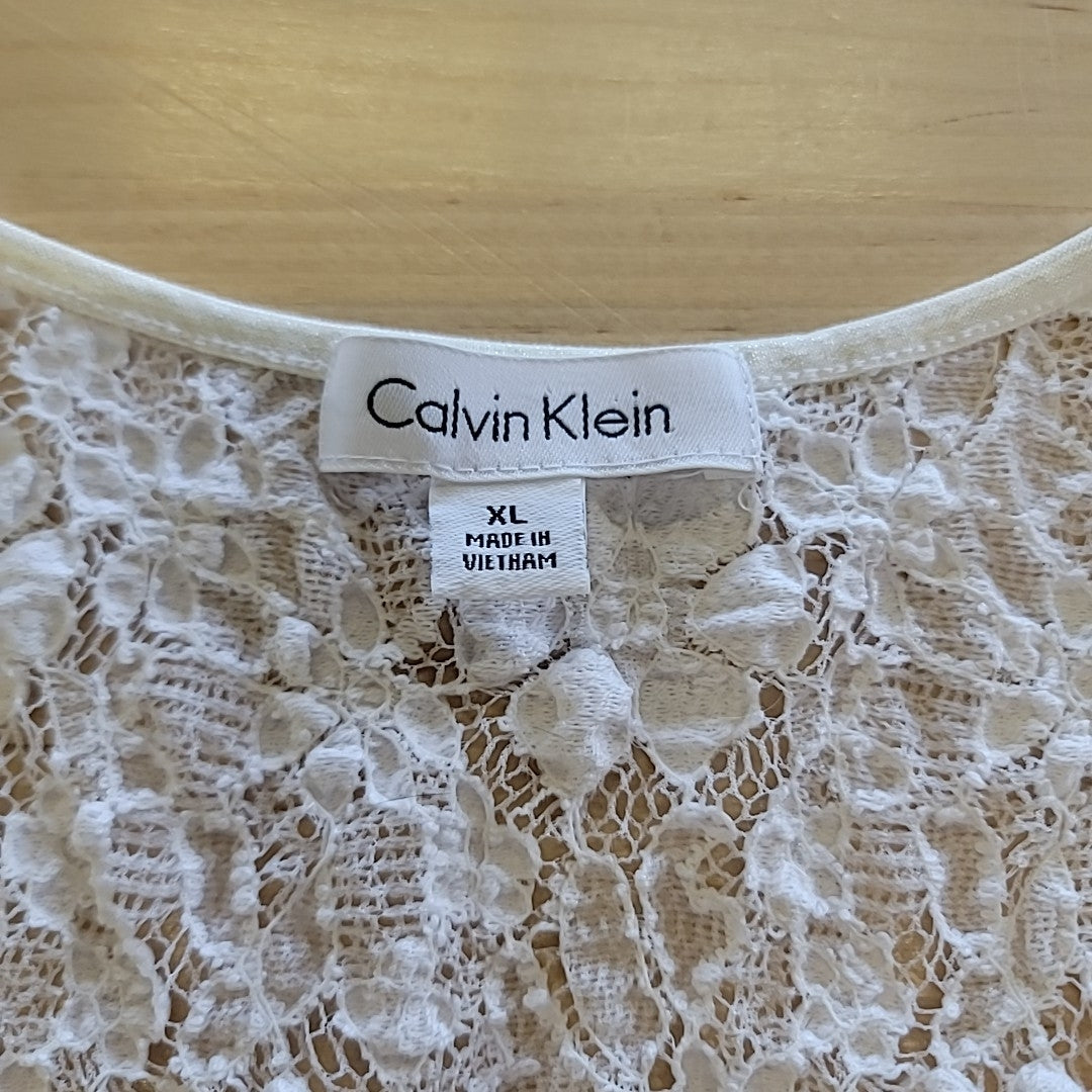 Calvin Klein Size XL White Tank