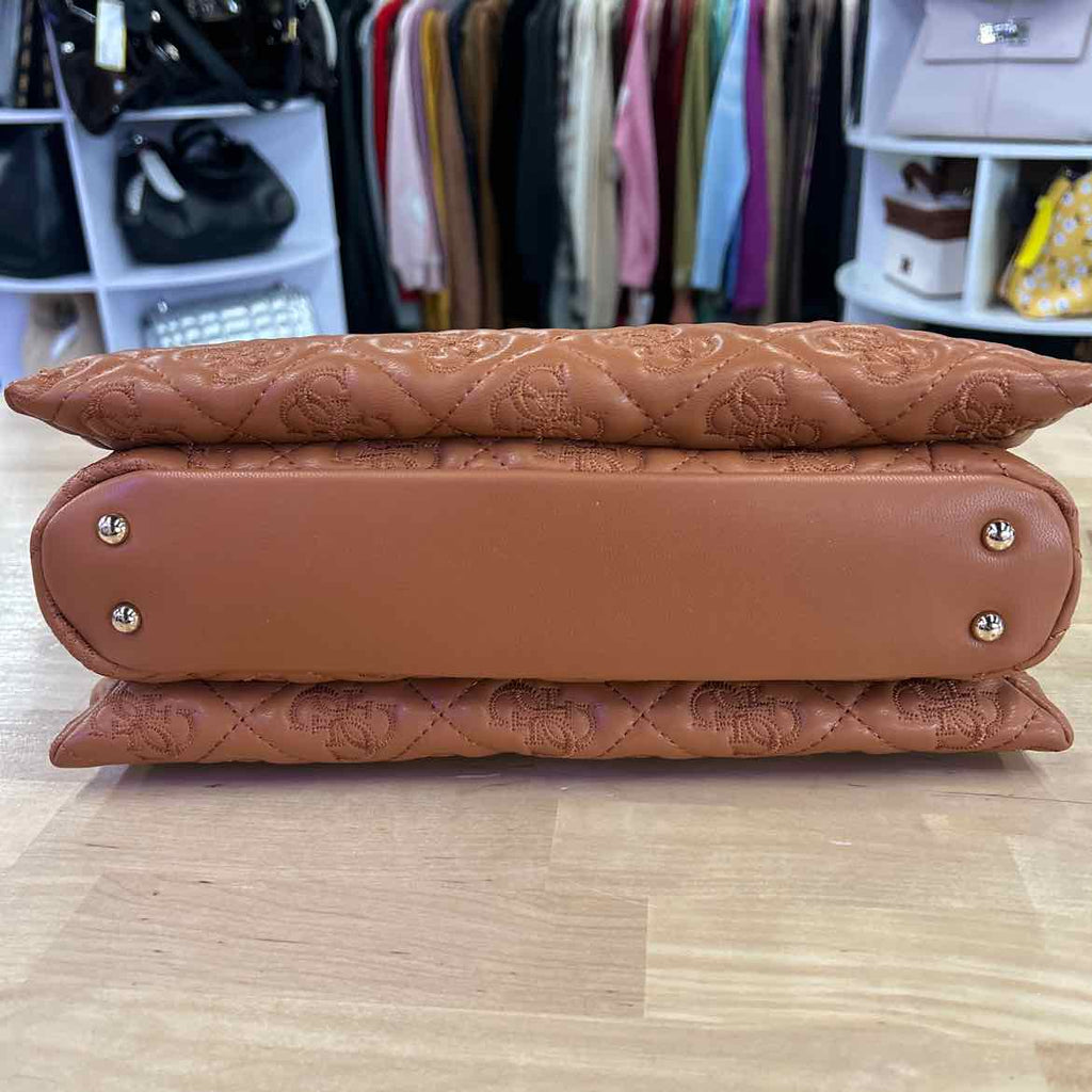 GUESS Adelasia Compartment Satchel Satchel Women's Handbags Caramel