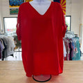 Janette Plus Size XL Red Preloved Blouse SS