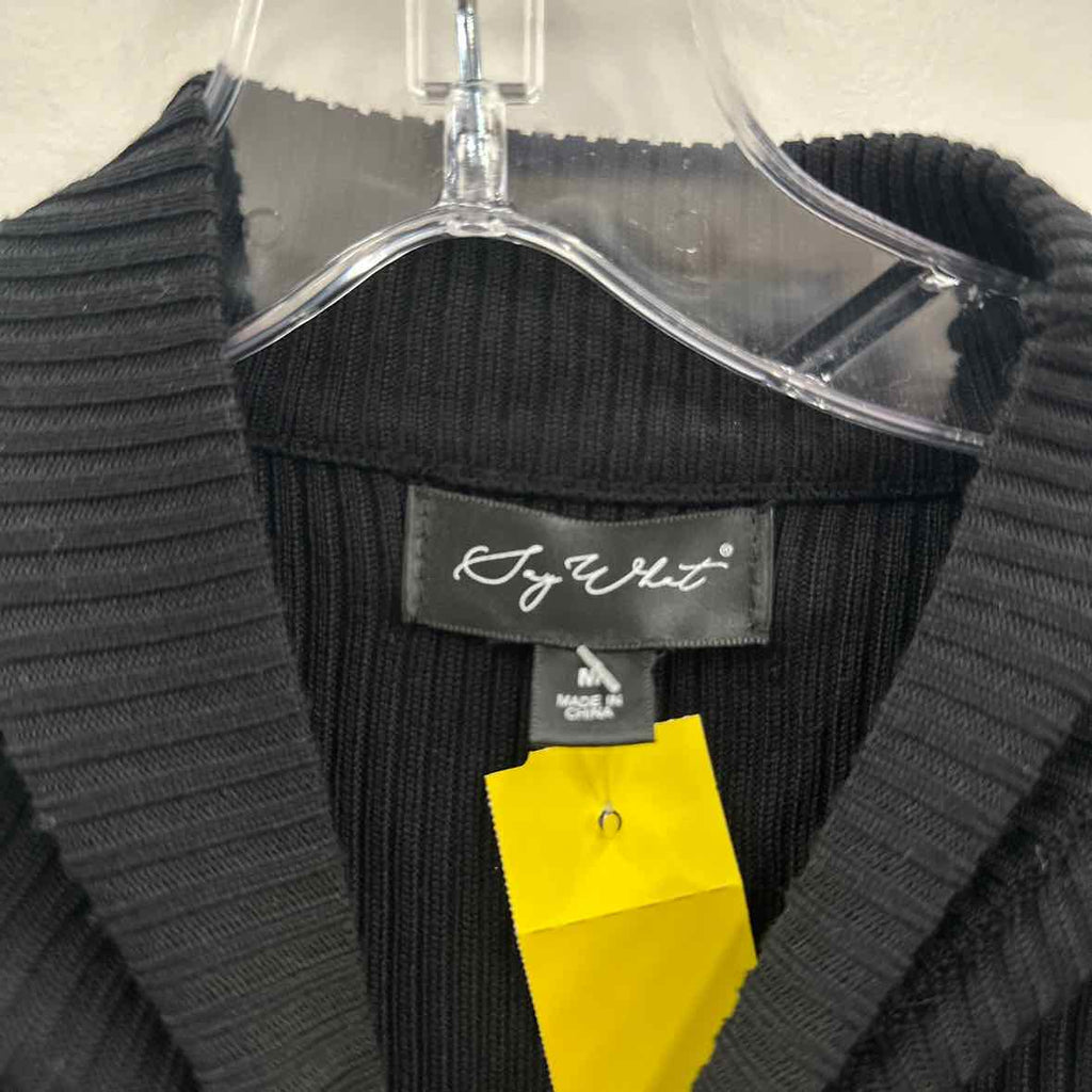 say what Size M Black Dress