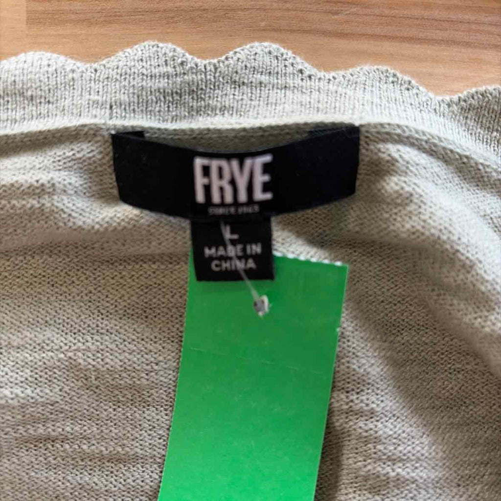 Frye Size L Green Preloved Cardigan