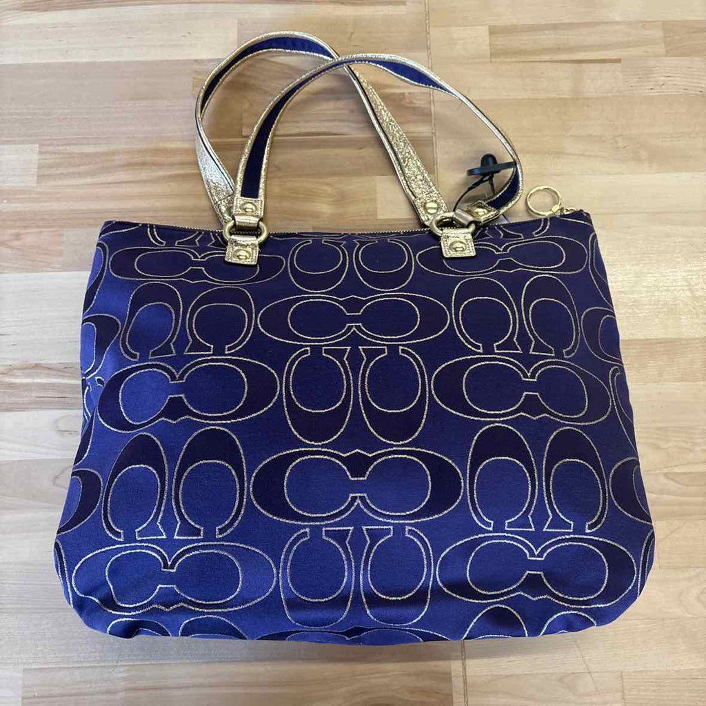 Coach Purple Tote Handbag