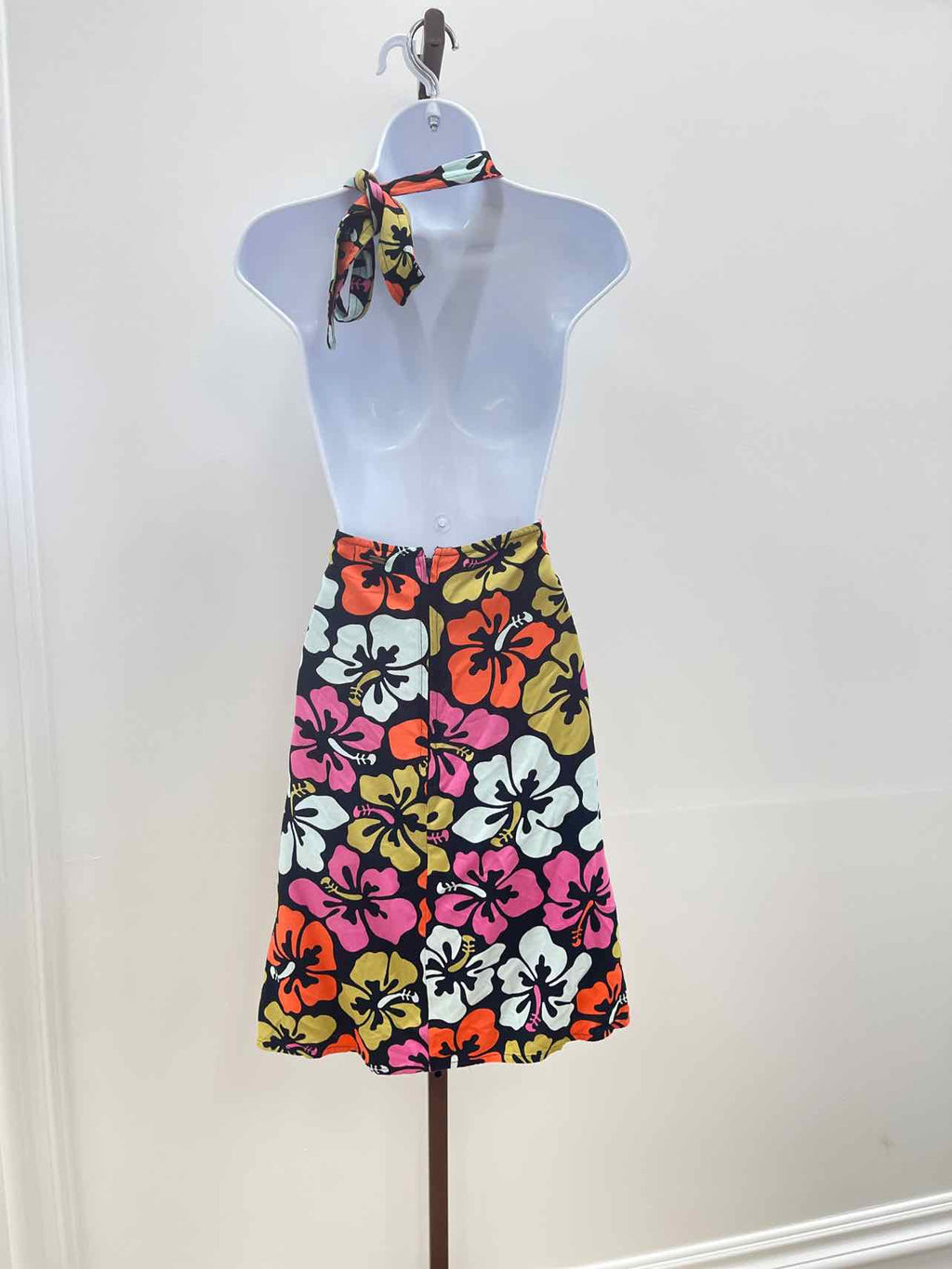 Rip Curl Size L Hibiscus Heat Halter Sleeveless Dress
