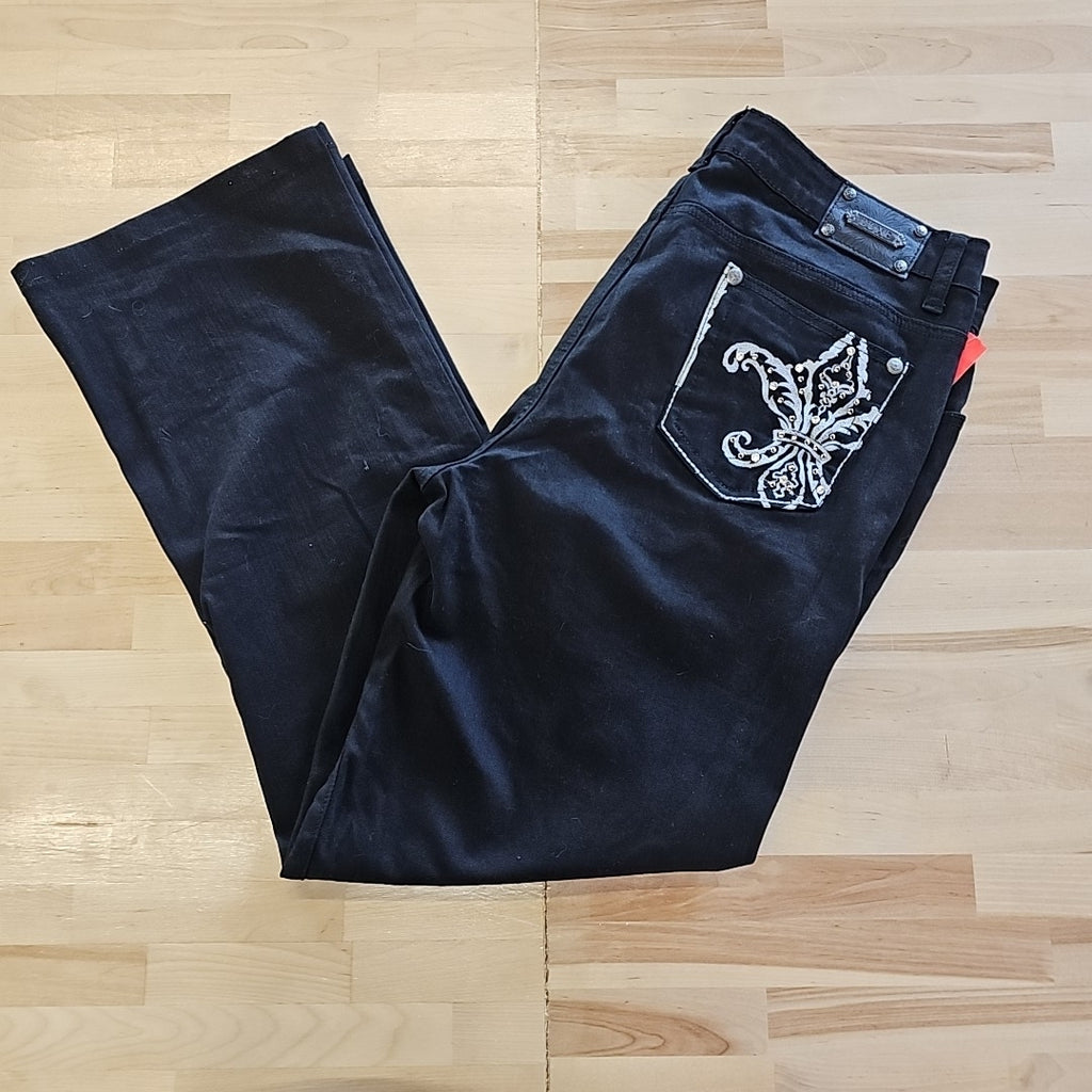 Tru Luxe Size 18 Black Denim New Jeans